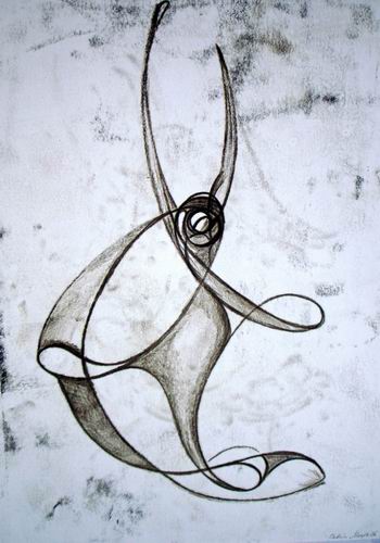 braune Form mit H&ouml;rnern