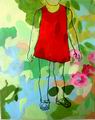 Maedchen (mit rotem Kleid)