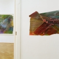 Ansicht Galerie ARTAe Leipzig, 2017. Enrico Niemann: Islands und Contact Face #8