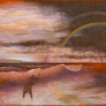 Kathrin-Rank_fishing-rainbows-2021-Oel-auf-LW-170-x-220-cm