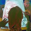 ARTAe 2019.  Arno-Bojak_Die-Kunsttherapie-Stunde_2019_70-x-60-cm_web