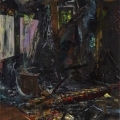 Erotischer-Brandherd-205-x-180-cm-2014-Acryl-auf-Nessel